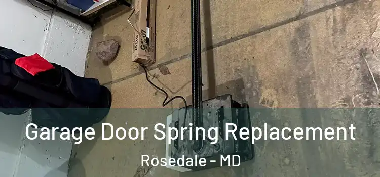  Garage Door Spring Replacement Rosedale - MD